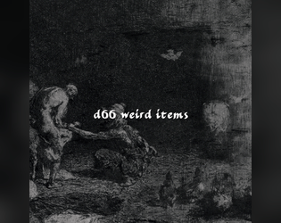 d66 Weird Items for Horror Games