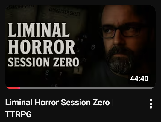 The Third Night, Session 0 (Actual Play)