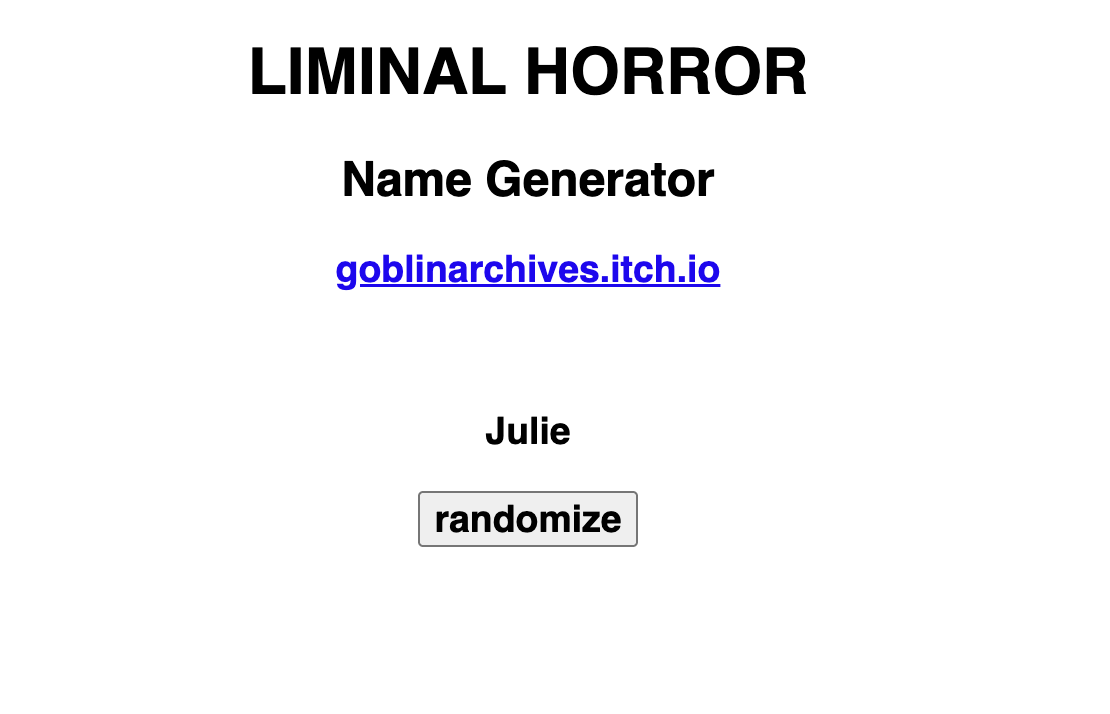 Name Generator