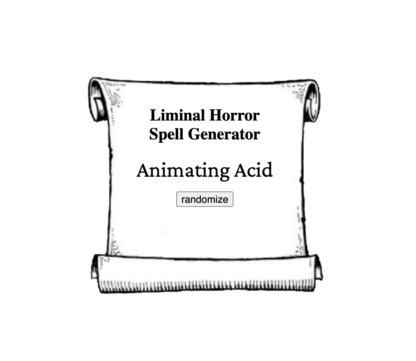 Legacy Spell Generator