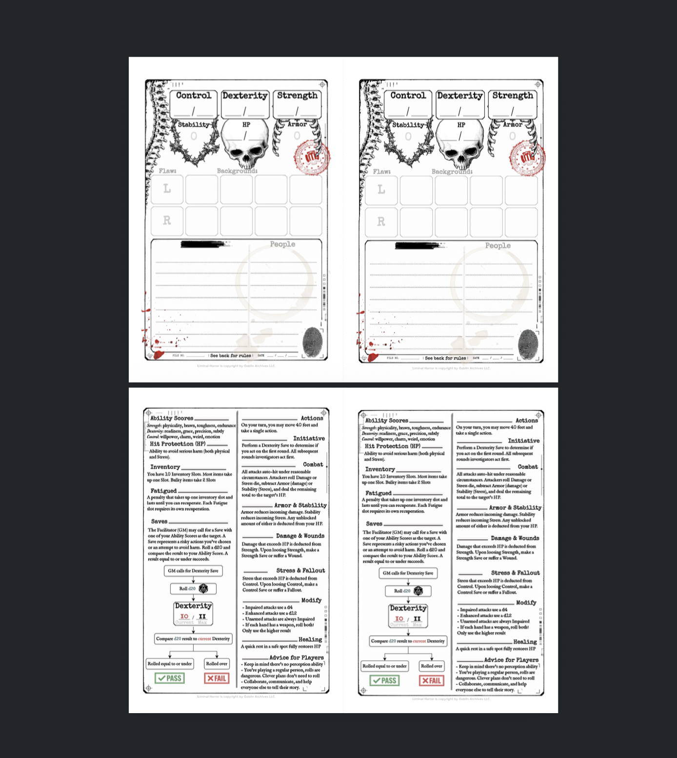 Reworked Character Sheet